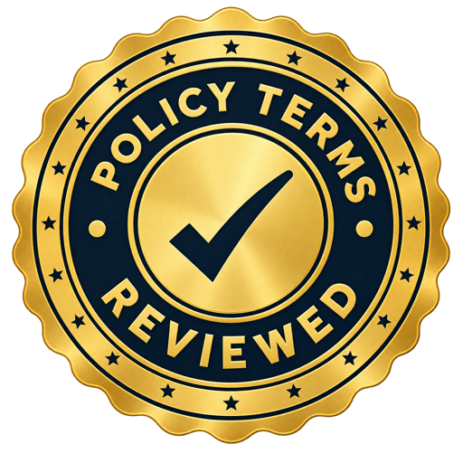 Policy terms reviewed